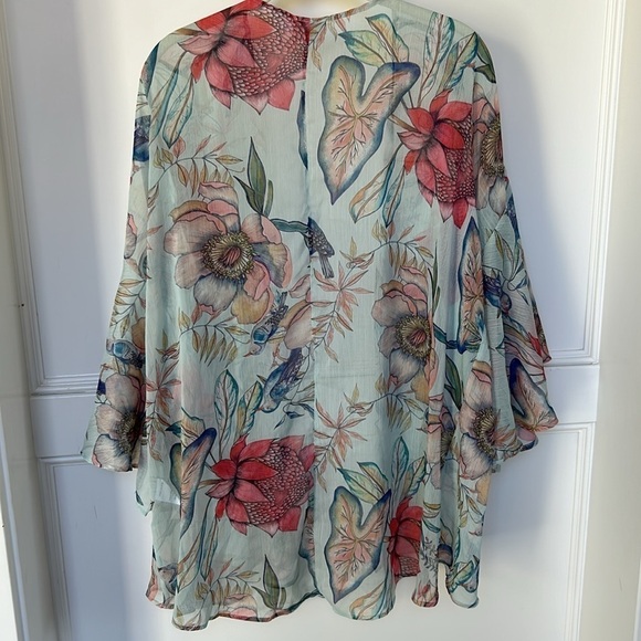 SUKISO WOMEN'S NOMADE KIMONO IN BOTANICA small medium - Picture 7 of 11